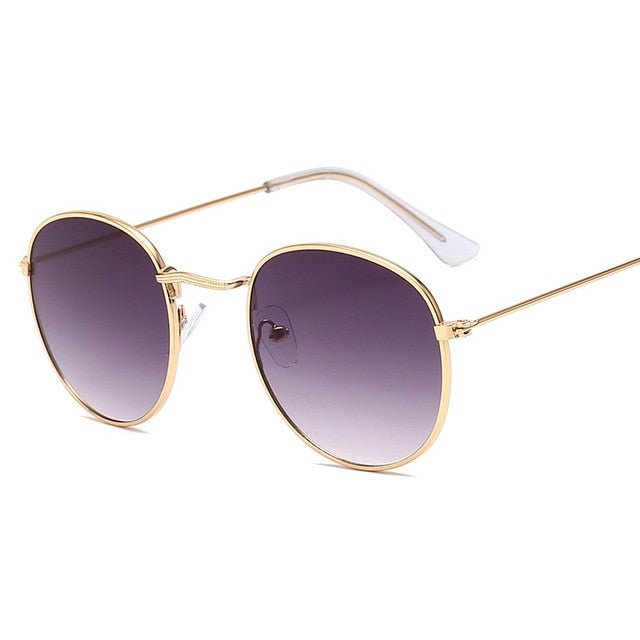 Classic Frame Round Sunglasses