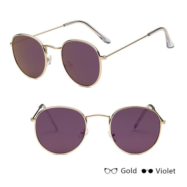 Classic Frame Round Sunglasses